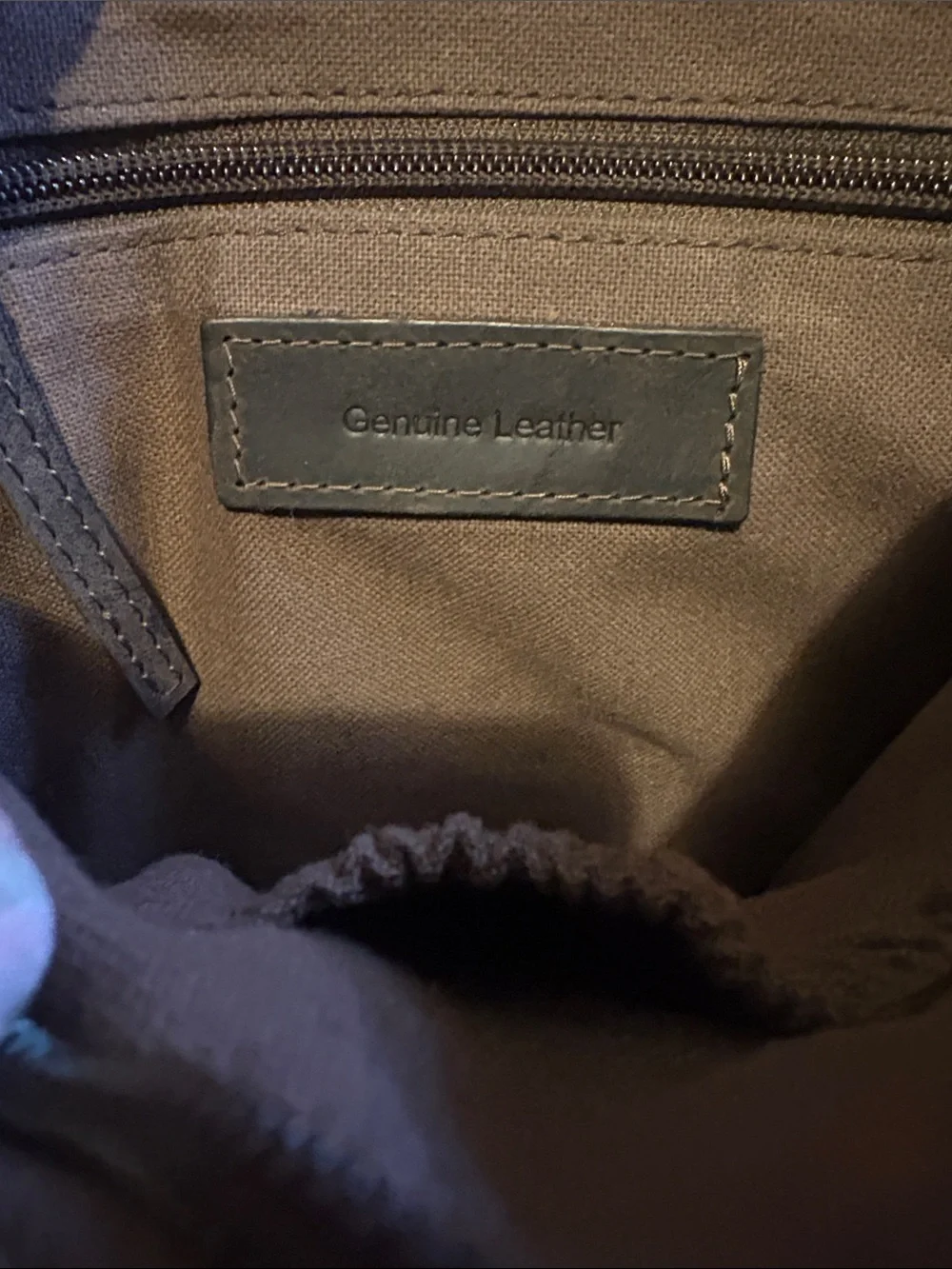 Black Dog Salvage brown leather crossbody messenger bag
